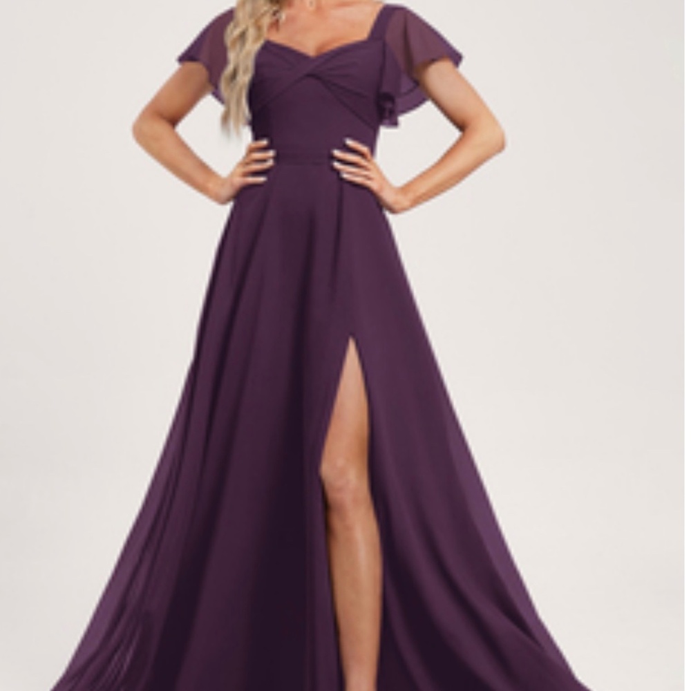 JJ’s Grape Bridesmaids Dress